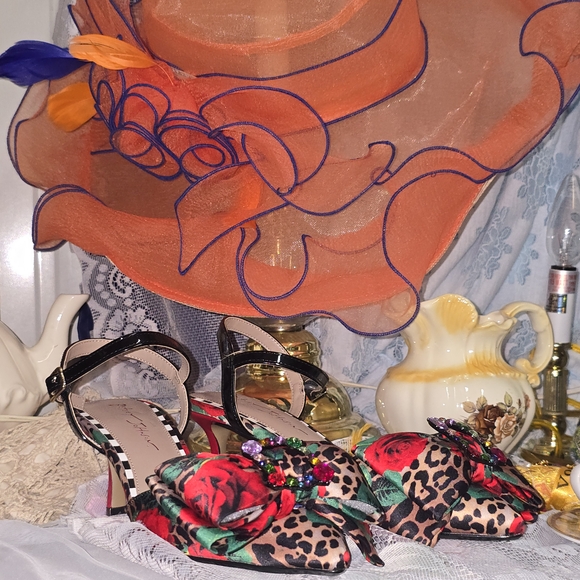 Betsey Johnson Shoes - Betsey Johnson Red and Black Heels